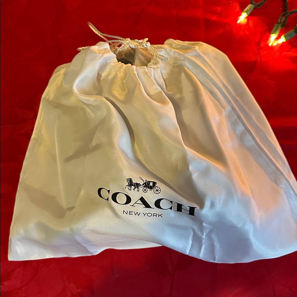 Coach Bleecker 21 Navy All SUEDE Bag NWT 2025 includes dust bag and pouch - Picture 5 of 8